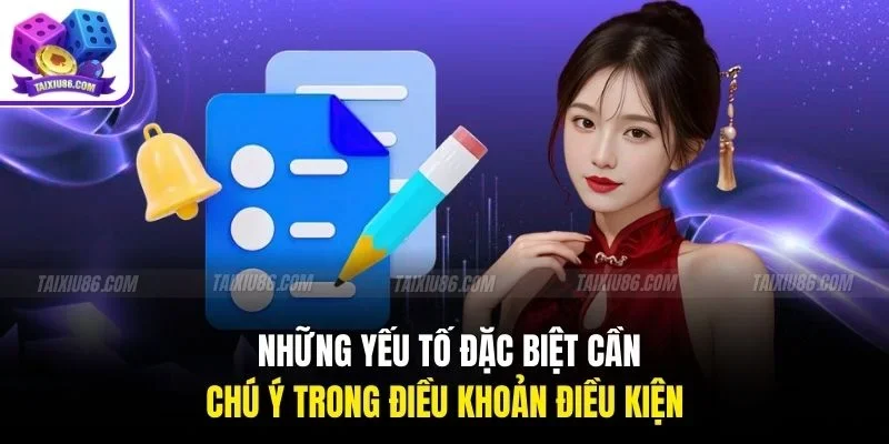 Những yếu tố đặc biệt cần chú ý trong điều khoản điều kiện 